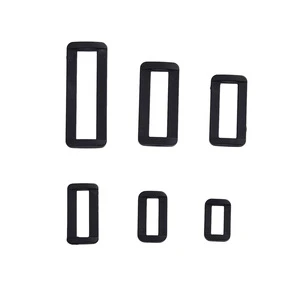Plastic daily buckle with three levels of adjustment, daily buckle with square buckle, and thickened mouth buckle