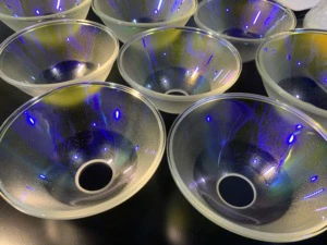 Ultraviolet UV Reflecting Optical Glass Reflector Bowl Cup Light Customized ODM OEM OBM