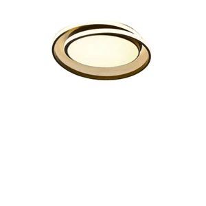 Creative Modern LED Ceiling Lamp for Bedroom Luxury Round Design with Warm Romantic Light Simple Home Decor Room Lamps