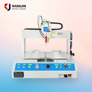 Rangjin Benchtop 3-Axis High Speed High Precision Automatic Glue Dispenser Machine for Electronics LCD SMD Components UV Hot