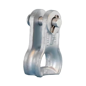 Hot Dip Galvanized Thimble Clevis Guy Wire Dead End Fitting for Utility Pole and Overhead Line Hardware