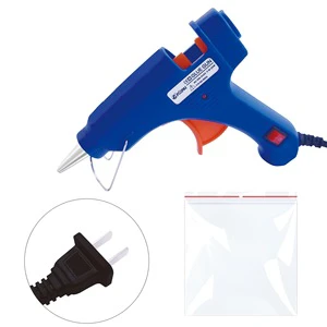 Hot melt glue gun with DIY accessories 20W electric melt glue gun, hot melt glue gun, plug-in high-temperature glue gun