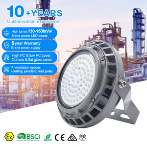 Factory Directly Sale Ip65 Waterproof Power Plant Steel Plant Lighting 50w 100w 150w Led Tri-Proof Light