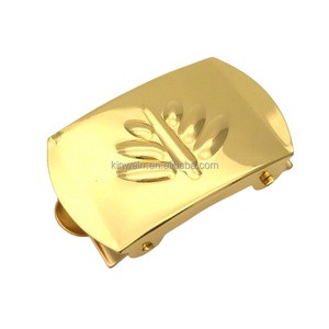 China Factory Custom Wholesale New Style High Quality Embossed Belt Buckle Metal Gold Belt Buckle