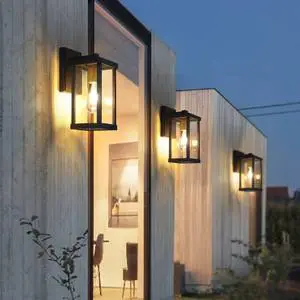 High Quality Aluminum LED Minimalist Garden Decoration Geometric Shape Living Room Bedroom Wall Lamp