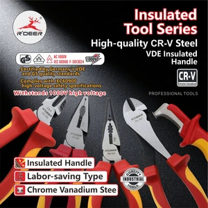 VDE Certified 1000V Insulated Industrial Grade ESD-Safe Crimping Tool Set-OEM Available Pliers & Cable Knife for Electricians