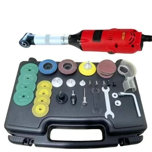 550W/350W Micro Angle Grinder Tile Seam Cleaning Polishing Machine 90 Degree Electric Elbow Grinder Mini Handheld Die Grinder