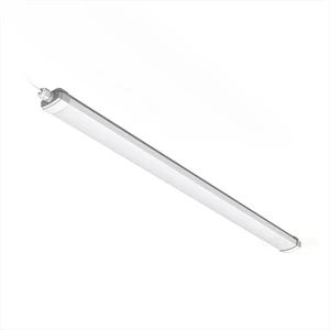40W 1200mm Vapor Tight IP65 Tri-proof LED Linear Fixture with CRI>80 & 3000-6500K Color Temp Dimmable for Indoor Lighting