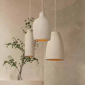 Contemporary Interior Decor Ceiling Light Handmade Rough Surface Pendant Lamp for Living Space