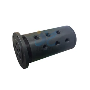 NPT 1 / 2 '' 6 Passages 360 Deg High Pressure Hydraulic Oil Rotary Union Used for Excavator Equipment Carbon Steel
