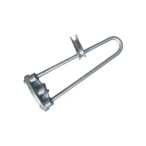 State Grid Certified Adjustable Stay Rod Assembly | Hot Dip Galvanized Steel | with Thimble & Bow