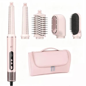 2026 Professional Multi Styler 5 In 1 Hot Air Styler High Speed Hair Dryer Wrap Curler Blow Dryer Comb Ionic 5 In 1 Hair Styler