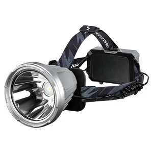 ABS Plastic Headlamp Deepen Reflector Cup Rechargeable 6000K White LED Head Lamp Digital Power Display 2000 Lumens IP65