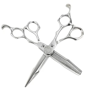 6 Inch Stainless Steel Professional Barber Hair Cut Scissors Salon Hairdressing Tools Household Thinning Scissors