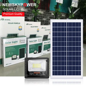 Solar Flood Light Manufacturer 25W-300W LED Solar Powered Floodlight Outdoor IP67 Waterproof with High Efficiency Solar Panel
