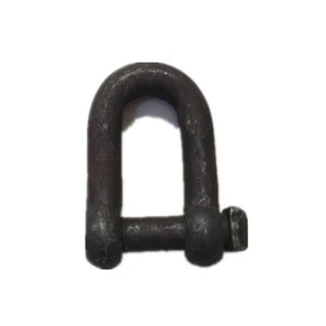 Primary Color Black Type D Trawl Shackle (Square Pin)-Qingdao Factory Outlet Material None for Electricity & Construction Use