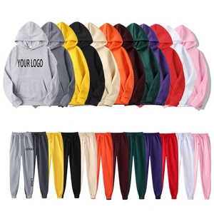 Unisex Men's Winter Casual Printed Breathable 2 Piece Suit Streetwear Jogger Sweatsuit Long Sleeve Custom Plush Sweatpants