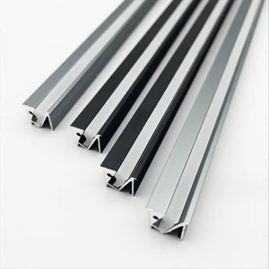 Aluminum Extrusion Machining Anodizing Professional Custom Aluminum Alloy T-Profile Lamp Embedded LED Linear Lamp Cutting