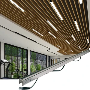 Modern Simple School Office Supermarket 3000K 4000K Aluminum Suspended LED Linear Light
