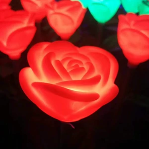 LED Artificial Flowers Light for Garden Landscape Decoration Lamp