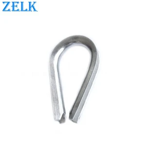 Stainless Steel AISI316/304 Metric Wire Rope Thimble High & Electro Polished Surface 2-36MM Size ZELK Brand
