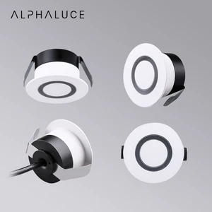 1W 2W Indoor Led Wall Lamp Footlight Aluminum Recessed Corner Light Outdoor Corridor Step Stair Light