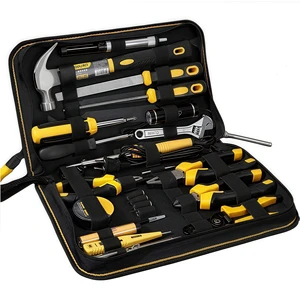 26-Piece Professional Electrician Tool Set - Complete Electrical Repair Kit with Soldering, Stripping, and Testing Tools