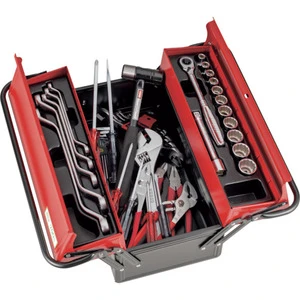 High Quality Durable Multi-Purpose Stainless Steel TONE Tool Box Set Hard Case 47 Pcs Including Screw Driver Convenient Auto