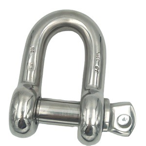 Stainless Steel 304 316 Rigging Hardware European Type Customized Dee Shackle