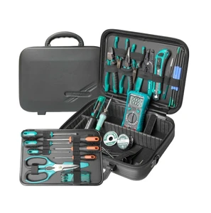 Pro'skit PK-710KH Electrician Tool Kit 33 Pcs for Home Installation Maintenance Hardware Hand Tool Set with Portable Bag