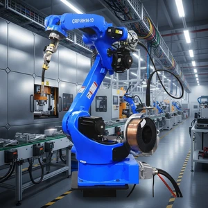 Professional 6-Axis Industrial Automatic MIG Welding Robot Arm with Engine for Metal
