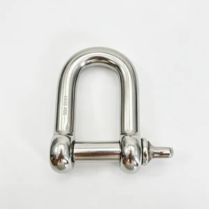 D Shackle 316 Stainless Steel Marine D Shackle for Boat Anchor Mooring Rope