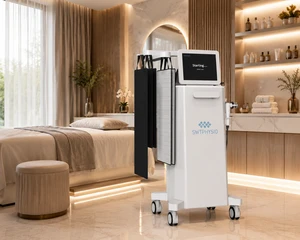 Salon Body Contouring Machine with CET RET 448K RF Shockwave Function and 1086 LED Light Therapy Lamps