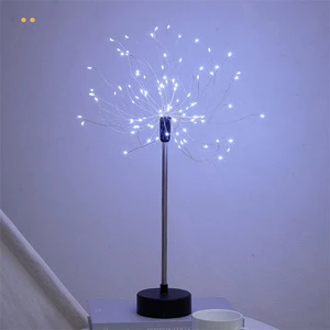 Valentine's Day Firework LED RGB Hanging Starburst Christmas Lamp 8 Modes Fairy Twinkle String Night Light Led Table Lamp