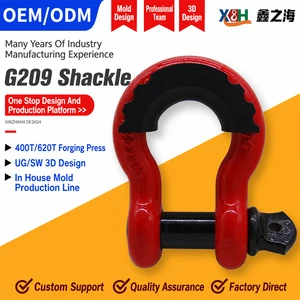 Wholesale Drop Forged Alloy Steel Anchor Shackle Bow Shackle Screw Pin Heavy Duty Shackle