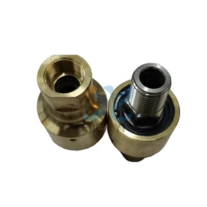 DN20 Mono Flow Straight Through Type Thread Connection High Speed Pneumatic Rotary Joint for Air, Water, Hydraulic Oil, Etc