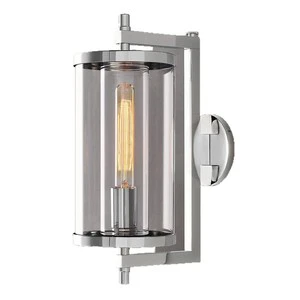 Cross-Border Wall Lamp American RH Postmodern Italian Minimalist American Retro Light-Luxury Villa Home Hotel Glass Shade LED