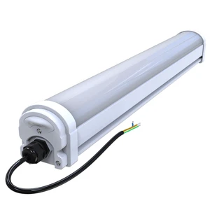 Hot Sales 4ft 5 feet high quality DALI dimmable 2700K 3000K 3500K 5000K 6000K 90Ra IP65 1.5M 50W LED Tri-proof Light for Farm