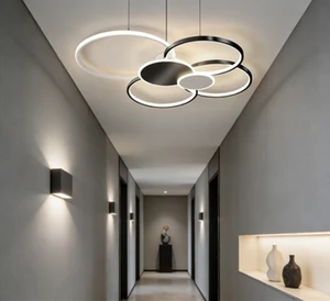 Round Three-proof Iron Modern Simple Ceiling Lamp Bedroom Led Ceiling Lamps Kitchen Guangdong Smart Lamps for Interior