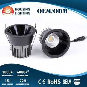 Custom CRI 3Inch 4Inch Led Cob Spotlight 7w 9w 12w 3CCT AC230V For Supermarket