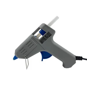 Factory Direct Wholesale Customizable Craft Mini Corded Hot Melt Glue Gun 20W with Glue Sticks 7mm