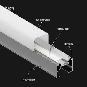 LED Line Light 24V Outdoor Waterproof Horse Running Light Acrylic Wall Contour Lamp Exterior Wall Plaque Brightening Light Bar