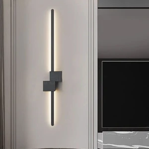 2025Normcore LED Wall Lamp Aluminum Body Strip Line Modern Design Ra80 Dimmable 50000 Hours for Bedroom Bedside Staircase Living
