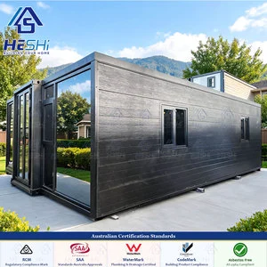 Australia Standards 20Ft 40Ft Prefabricated Container Expandable House 1 2 3 4 5 Bedroom Folding For Sale Tiny Home Villa