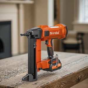 Industrial Grade Steel Jam-Resistant Battery Powered Cordless Lithium-Ion Brushless Motor DIY Nail Gun for Construction