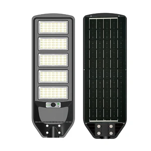 Hot Selling ABS Outdoor Motion Sensor Commercial Garden Integrated LED Solar Street Light IP65/67 for Road and Highway Use