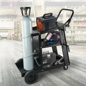 Universal MIG Welding Machine Cart OEM/ODM Metal Four-Wheel 300-450 Lbs Capacity GARWMW000