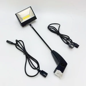 20W 30W 50W COB LED Trade Show Lights, Connectable Exhibit Arm Flood Light with Cables, POP up Display Lamp for Booth