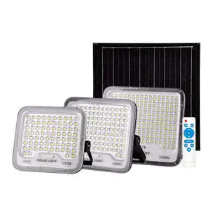 High Bright Ip67 Waterproof Outdoor 200W Flood Solar Light Led Solar Panel Power Flood Lights