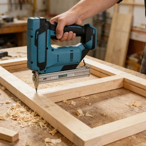 Portable Rechargeable Lithium Battery Nail Gun Industrial DIY Woodworking Electric Nail Gun
